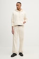 Calvin Klein Jeans bluza z kapturem męska bawełniana LV04RC297G beżowy SS26