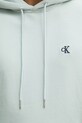 Calvin Klein Jeans bluza z kapturem męska bawełniana LV04RC297G turkusowy