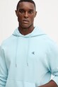 Памучен суичър Calvin Klein Jeans син LV04RC297G