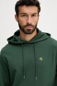 Odjeća Pamučna dukserica Calvin Klein Jeans LV04RC297G zelena
