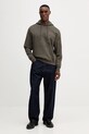 Calvin Klein Jeans hanorac de bumbac LV04RC297G verde AW25