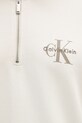 Bavlnená mikina Calvin Klein Jeans LV04RD244G krémová