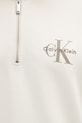 Bavlnená mikina Calvin Klein Jeans LV04RD244G krémová