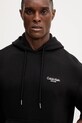 Βαμβακερή μπλούζα Calvin Klein Jeans μαύρο LV04RD002G