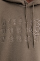 Dukserica od flisa MM6 Maison Margiela SH0GU0028.M20126.809 smeđa