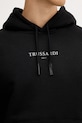 Памучен суичър Trussardi черен G8108000056N