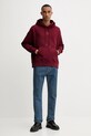 Μπλούζα Calvin Klein LV14LD225G μπορντό AW25