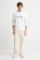 Calvin Klein bluza bawełniana LV14LD231G biały AW25