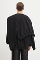 Îmbrăcăminte VETEMENTS bluză Double Layered UH76CW400B negru