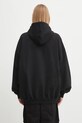Odzież VETEMENTS bluza Logo Oversized Zip-Up UH76ZU100B czarny