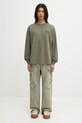Napapijri longsleeve bawełniany S-Coldirai NP0A88YCG0A1 zielony