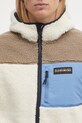 Fleecová mikina Napapijri Yupik béžová NP0A4GNSMQZ1