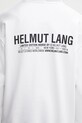 Helmut Lang bluza bawełniana biały P04HM508