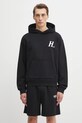 Odzież Helmut Lang bluza bawełniana P04HM508 czarny