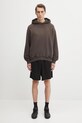 Helmut Lang bluza bawełniana P05HM502 brązowy