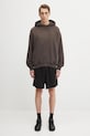 Helmut Lang bluza bawełniana P05HM502 brązowy