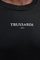 Bavlněná mikina Trussardi G8158000085N černá