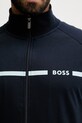 Бавовняна кофта BOSS 50550561 темно-синій