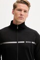 BOSS bluza bawełniana czarny 50550561