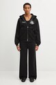 Filling Pieces bluza bawełniana Zip Hoodie Bouquet 422533501122 czarny
