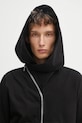 Pamučna dukserica Rick Owens DRKSHDW Mountain crna DU02E7286.RIG