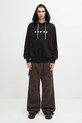 Rick Owens DRKSHDW hanorac de bumbac Oversized DU02E7262.FEP2P negru