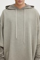 Rick Owens DRKSHDW felpa Tommy Hustler grigio DU02E7271.FGMJGM