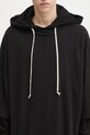 Rick Owens DRKSHDW bluza bawełniana Tommy Hustler czarny DU02E7271.JDB