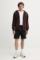 adidas bluza 3S JX0697 brązowy AW25