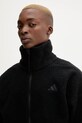 Fleecová mikina adidas City Tech černá KB1197
