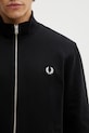 Fred Perry bluza bawełniana czarny J1327