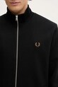 Fred Perry hanorac de bumbac negru J1327