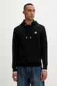 Fred Perry bluza z kapturem damska bawełniana bawełna czarny M2643