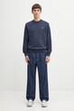 Βαμβακερή μπλούζα Fred Perry M7535 σκούρο μπλε
