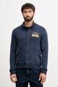 Хлопковая кофта Aeronautica Militare без капюшона тёмно-синий FE2072UF00669