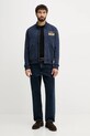 Хлопковая кофта Aeronautica Militare FE2072UF00669 тёмно-синий AW25