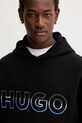 Βαμβακερή μπλούζα Hugo Blue μαύρο 50549151