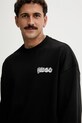 Hugo Blue felpa in cotone nero 50549778