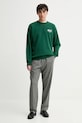Хлопковая кофта Marc O'Polo 5000007320 зелёный AW25