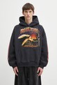 RHUDE bluza bawełniana Mesa stallion wzorzyste czarny RHFW25HO04012