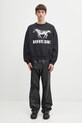 RHUDE bluza bawełniana Dinero RHFW25ST04012 czarny