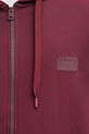 HUGO bluza bawełniana 50546874 bordowy