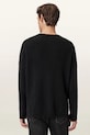 AllSaints sweter z dodatkiem alpaki JAKOB czarny M008KD