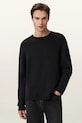 AllSaints sweter z dodatkiem alpaki JAKOB M008KD czarny