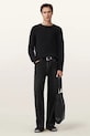 AllSaints sweter z dodatkiem alpaki JAKOB M008KD