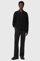 Πουλόβερ με προσθήκη αλπακά AllSaints JAKOB M007KD μαύρο