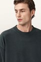 Pamučna dukserica AllSaints MILO M008ND siva NC25