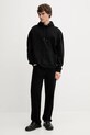 AllSaints bluza bawełniana MILO M009ND czarny AW25