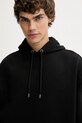 AllSaints bluza bawełniana MILO czarny M009ND