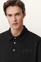 Βαμβακερή μπλούζα AllSaints XANDER M020NC μαύρο NC25